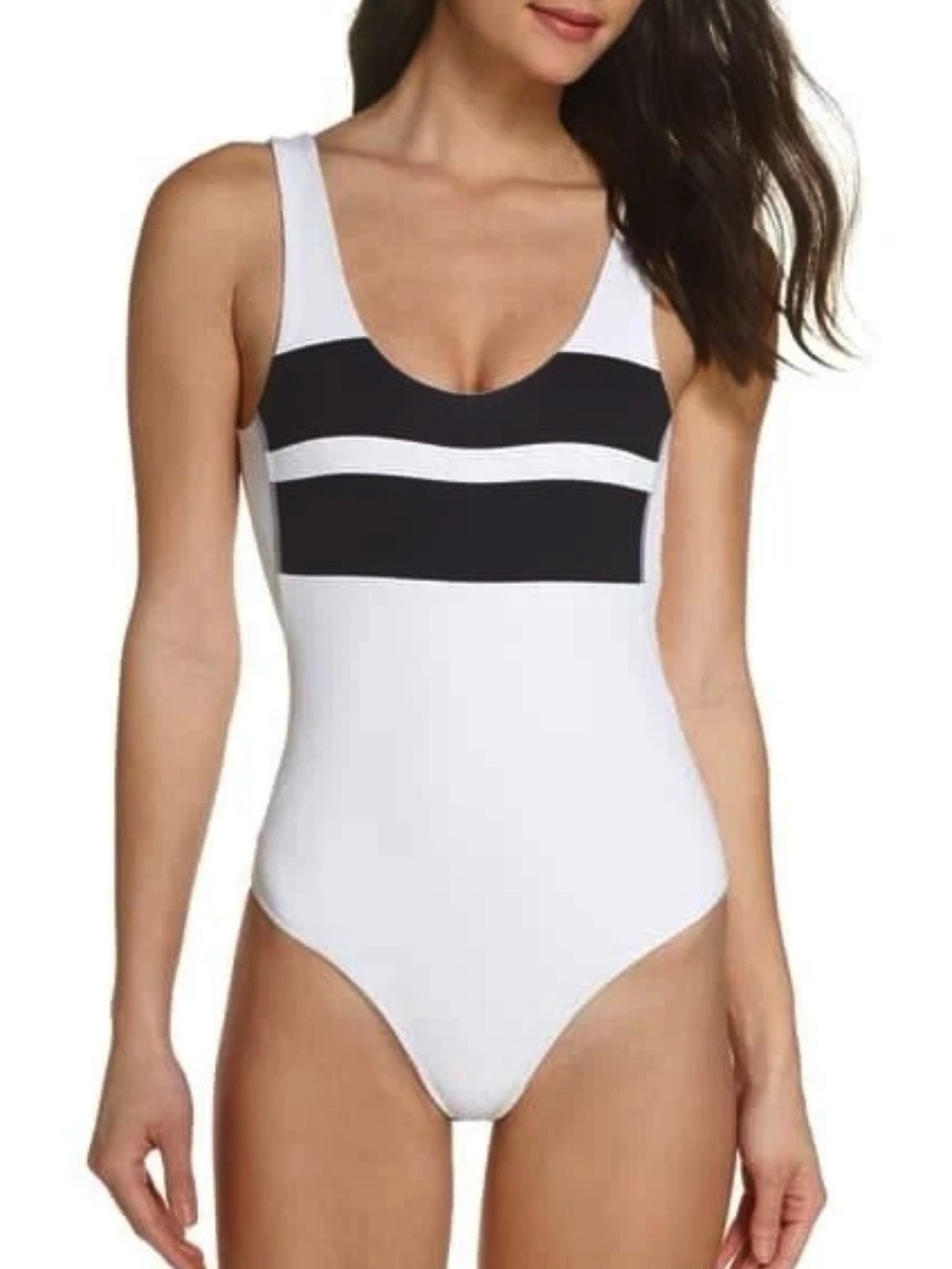 🌻NEW Hurley Quick Dry Block Party One Piece Swimsuit Ribbed Scoop Neck Size XL